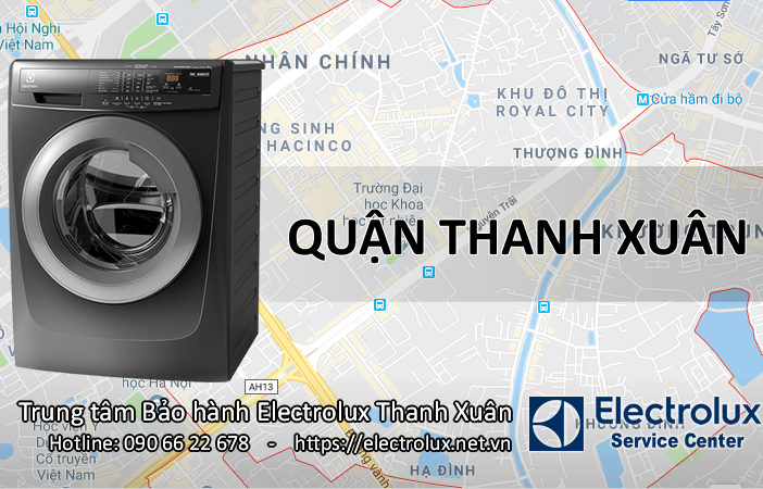 Bảo hành máy giặt Electrolux tại Thanh Xuân
